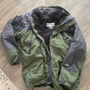 Columbia Olive and Charcoal Jacket